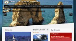 Desktop Screenshot of lebanonconsulatela.org